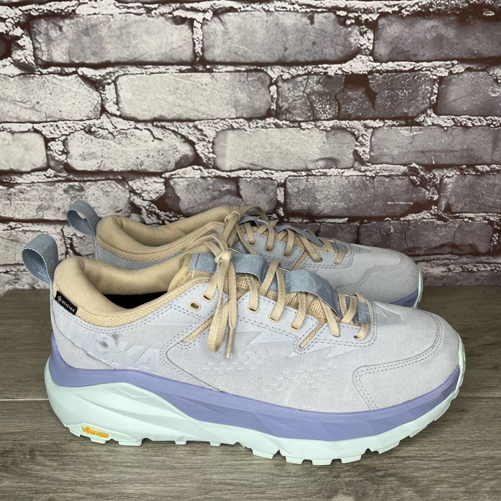 Hoka One One Kaha Low GORE-TEX Arctic Ice Purple Gym Shoes Men 11M US/45 1/3EU - Picture 12 of 16